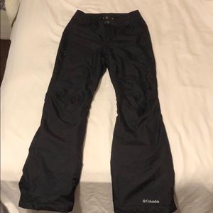 Black Columbia ski pants